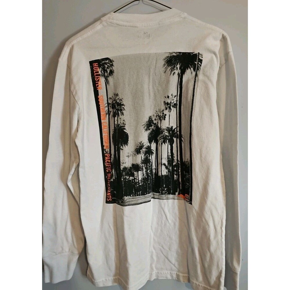 Hollister Long Sleeve Cali Beach Graphic Top~ Size S